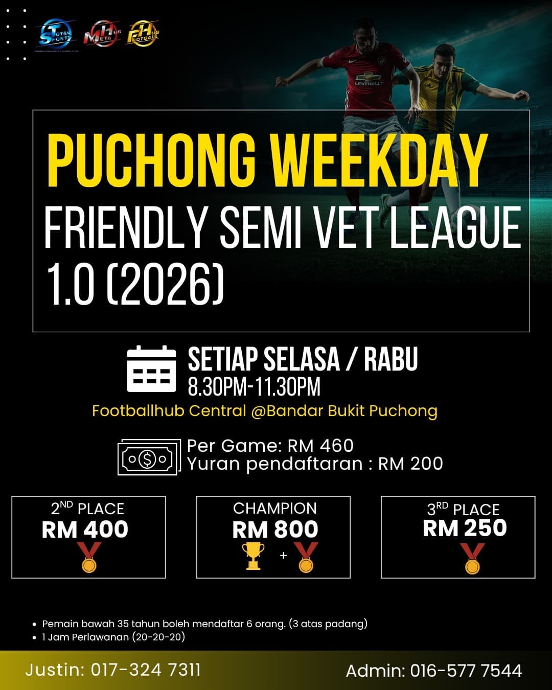 PUCHONG WEEKDAY FRIENDLY SEMI VET LEAGUE cover